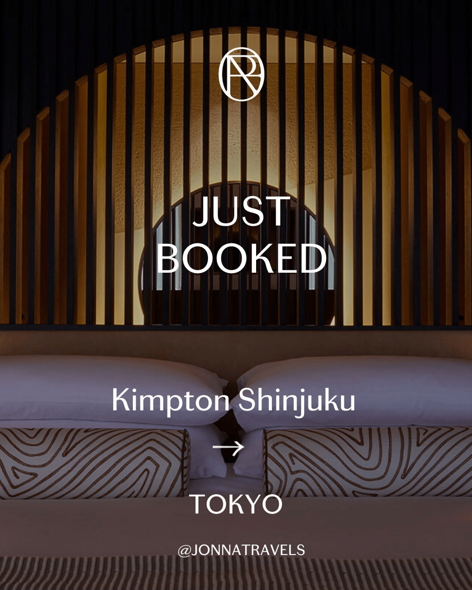 Just booked Kimpton Shinjuku Tokyo